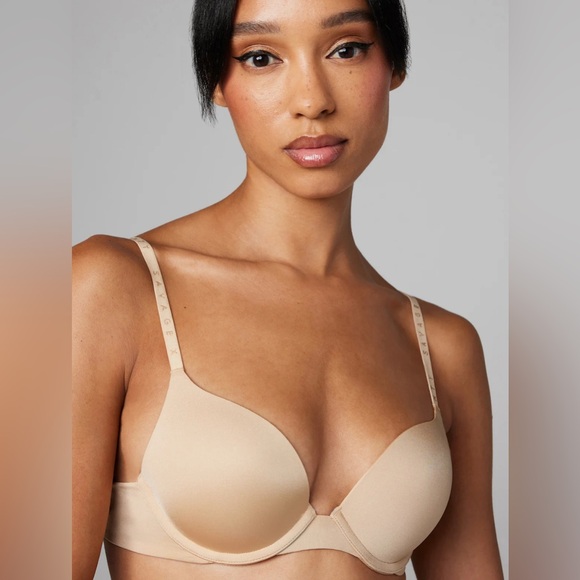 NWT, MICROFIBER PUSH-UP BRA, Honey nude, 34B, L96 - Picture 1 of 5